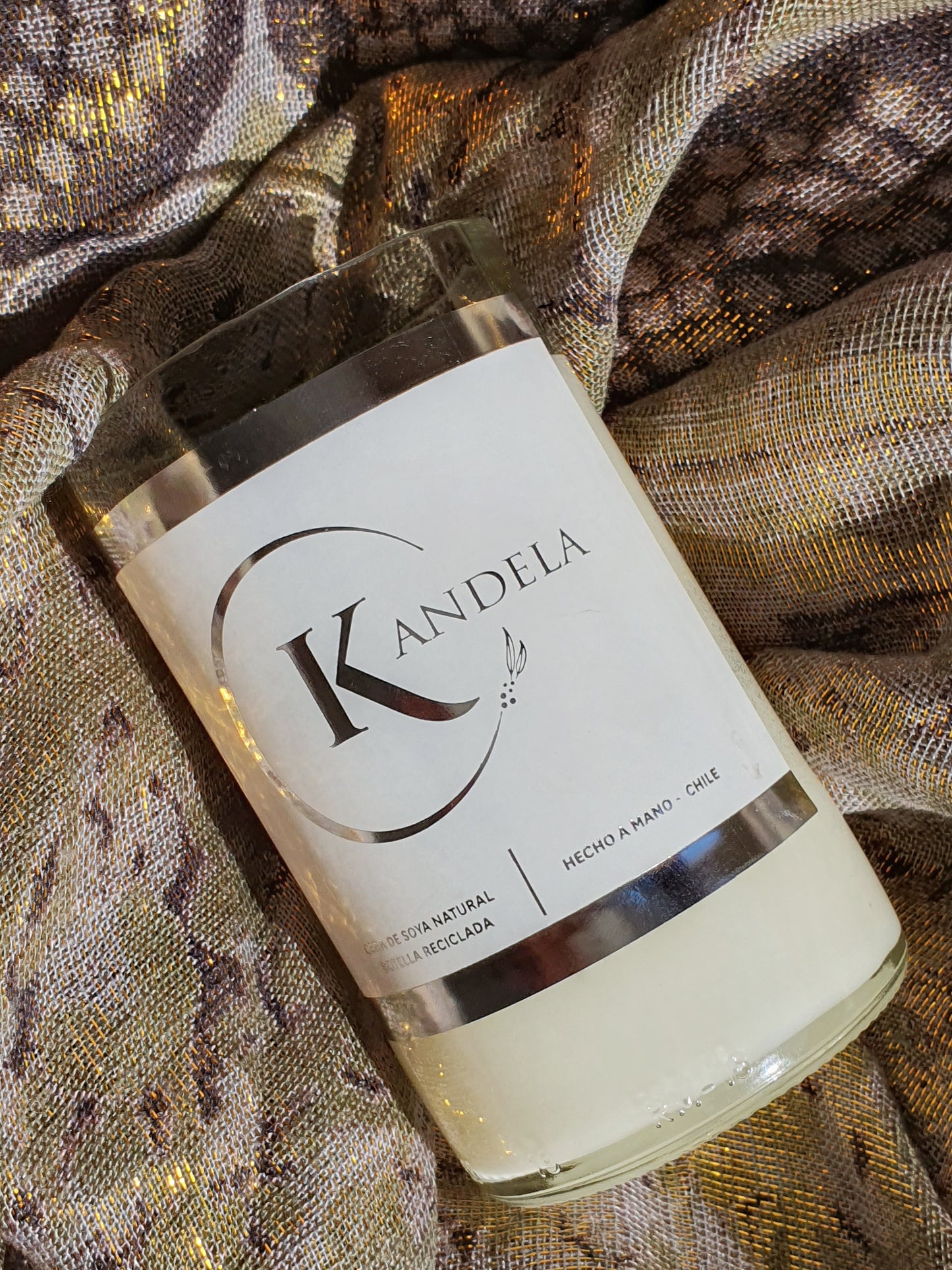 Kandela Clásica 170 gr - botella reciclada de cerveza