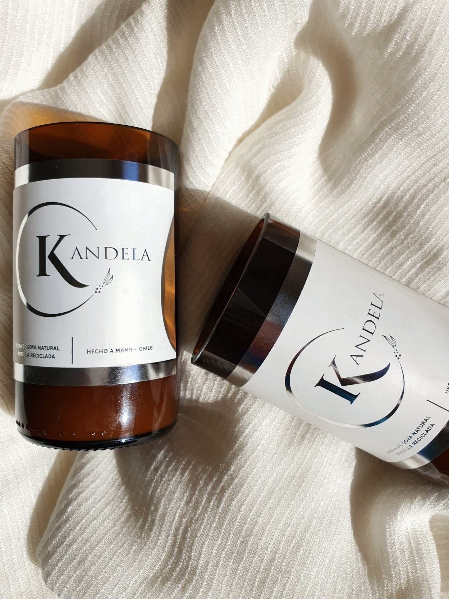 Kandela Clásica 170 gr - botella reciclada de cerveza